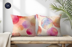 Floating Soap Bubbles Watercolor Seamless Digital Paper Product Image 2