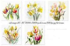 Daffodils and Tulips Wind Spinner | Sublimation Spinners Product Image 2