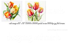 Daffodils and Tulips Wind Spinner | Sublimation Spinners Product Image 3