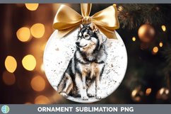 GorgeousWatercolor Splash Ornament design.