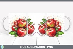 GorgeousWatercolor Splash Mug Wrap design.