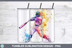 GorgeousWatercolor Splash Tumbler design.