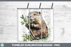 GorgeousWatercolor Splash Tumbler design.