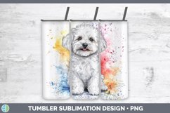 GorgeousWatercolor Splash Tumbler design.