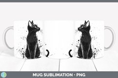 GorgeousWatercolor Splash Mug Wrap design.