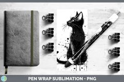 GorgeousWatercolor Splash Pen Wrap design.