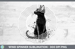 GorgeousWatercolor Splash Wind Spinner design.