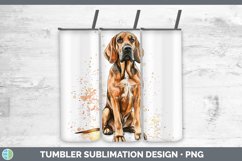 GorgeousWatercolor Splash Tumbler design.