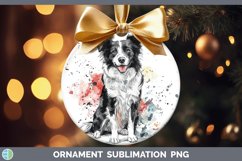 GorgeousWatercolor Splash Ornament design.