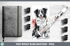 GorgeousWatercolor Splash Pen Wrap design.