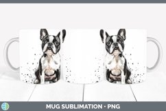 GorgeousWatercolor Splash Mug Wrap design.