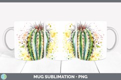 GorgeousWatercolor Splash Mug Wrap design.