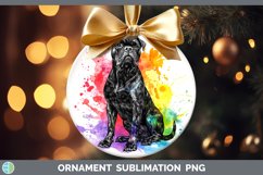 GorgeousWatercolor Splash Ornament design.