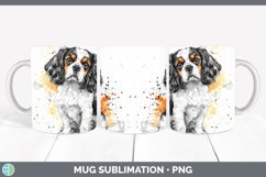 GorgeousWatercolor Splash Mug Wrap design.
