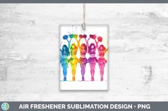 GorgeousWatercolor Splash Air Freshener design.