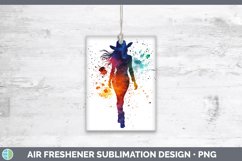 GorgeousWatercolor Splash Air Freshener design.