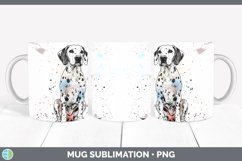 GorgeousWatercolor Splash Mug Wrap design.