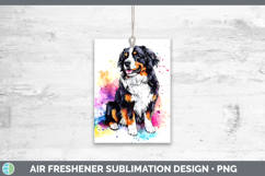 GorgeousWatercolor Splash Dogs 03 Air Freshener design.