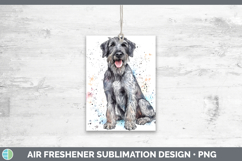 GorgeousWatercolor Splash Dogs 03 Air Freshener design.
