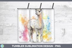 GorgeousWatercolor Splash Farm Tumbler design.