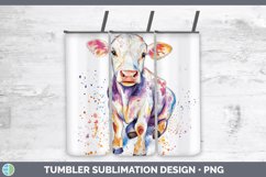 GorgeousWatercolor Splash Farm Tumbler design.