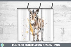 GorgeousWatercolor Splash Farm Tumbler design.