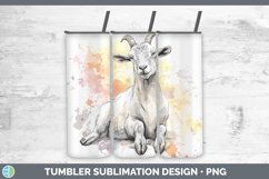 GorgeousWatercolor Splash Farm Tumbler design.