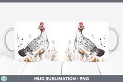 GorgeousWatercolor Splash Farm Mug Wrap design.