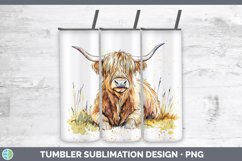 GorgeousWatercolor Splash Farm Tumbler design.