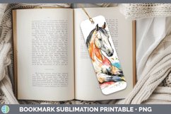 GorgeousWatercolor Splash Farm Bookmark design.