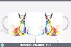 GorgeousWatercolor Splash Farm Mug Wrap design.