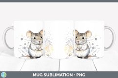 GorgeousWatercolor Splash Farm Mug Wrap design.