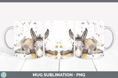 GorgeousWatercolor Splash Farm Mug Wrap design.