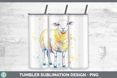 GorgeousWatercolor Splash Farm Tumbler design.