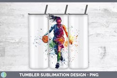 GorgeousWatercolor Splash Tumbler design.