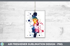 GorgeousWatercolor Splash Air Freshener design.