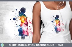 GorgeousWatercolor Splash Shirt design.