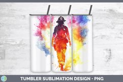 GorgeousWatercolor Splash Tumbler design.