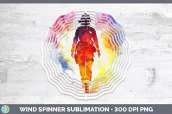 GorgeousWatercolor Splash Wind Spinner design.