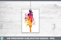 GorgeousWatercolor Splash Air Freshener design.