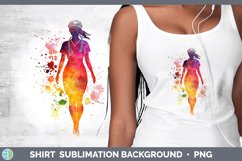 GorgeousWatercolor Splash Shirt design.
