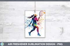 GorgeousWatercolor Splash Air Freshener design.