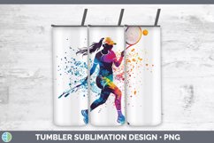 GorgeousWatercolor Splash Tumbler design.