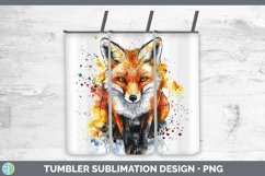 GorgeousWatercolor Splash Tumbler design.