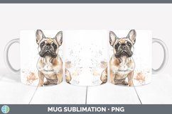 GorgeousWatercolor Splash Mug Wrap design.