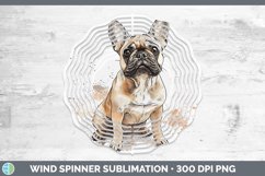 GorgeousWatercolor Splash Wind Spinner design.