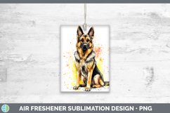 GorgeousWatercolor Splash Air Freshener design.