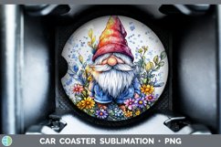 GorgeousWatercolor Splash Car Coaster design.