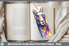 GorgeousWatercolor Splash Bookmark design.