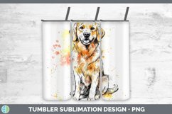 GorgeousWatercolor Splash Tumbler design.